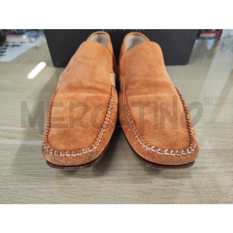 SCARPE UOMO STUDIO POLLINI SCAMOSCIATE ARANCIO N.42 | Mercatino dell'Usato Vinci - fraz. sovigliana 2