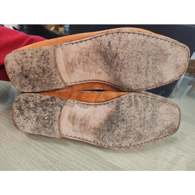 SCARPE UOMO STUDIO POLLINI SCAMOSCIATE ARANCIO N.42 | Mercatino dell'Usato Vinci - fraz. sovigliana 4