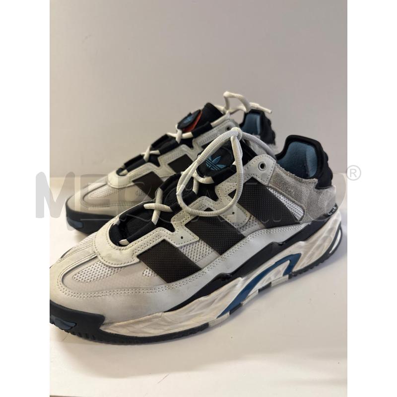 SCARPE UOMO # ADIDAS BIANCHE NERE N.43 1/3 | Mercatino dell'Usato Vinci - fraz. sovigliana 1