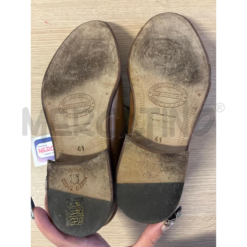 SCARPE UOMO # ALFEO PISANI PELLE CHIARE N.41 | Mercatino dell'Usato Vinci - fraz. sovigliana 4