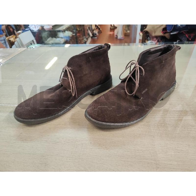 SCARPE UOMO # GEOX SCAMOSCIATI MARRONI N.43 | Mercatino dell'Usato Vinci - fraz. sovigliana 1