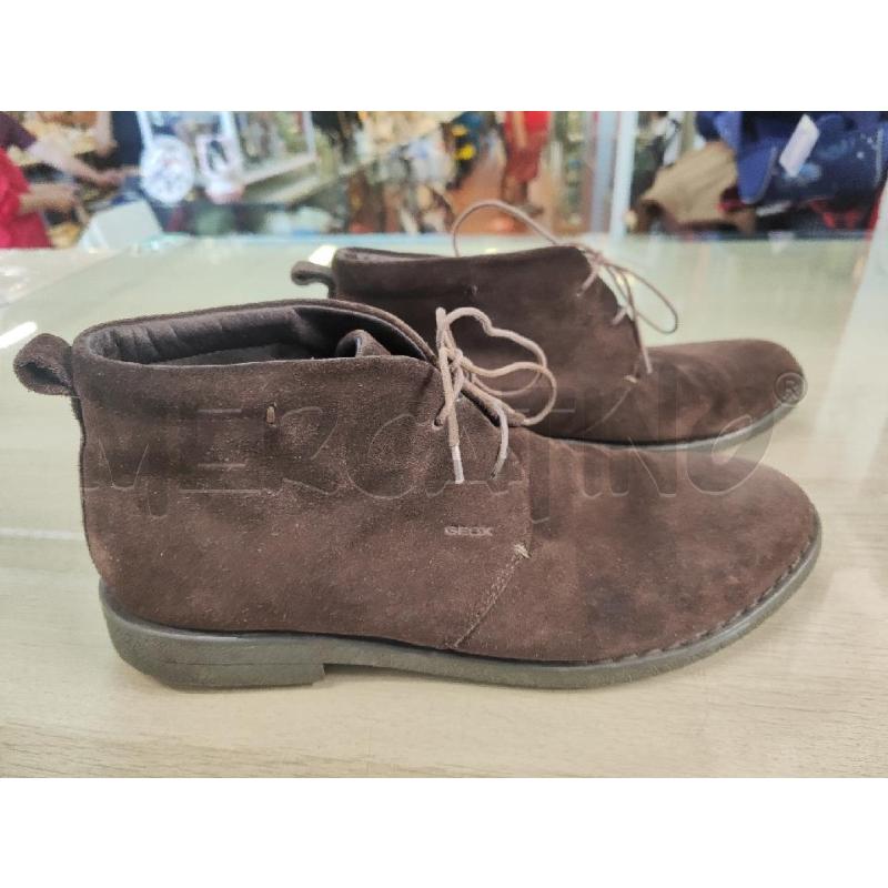 SCARPE UOMO # GEOX SCAMOSCIATI MARRONI N.43 | Mercatino dell'Usato Vinci - fraz. sovigliana 5