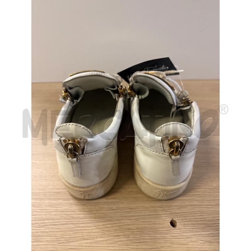 SCARPE  GIUSEPPE ZANOTTI BIANCHE N.40/41 DOPPIA ZIP | Mercatino dell'Usato Vinci - fraz. sovigliana 5