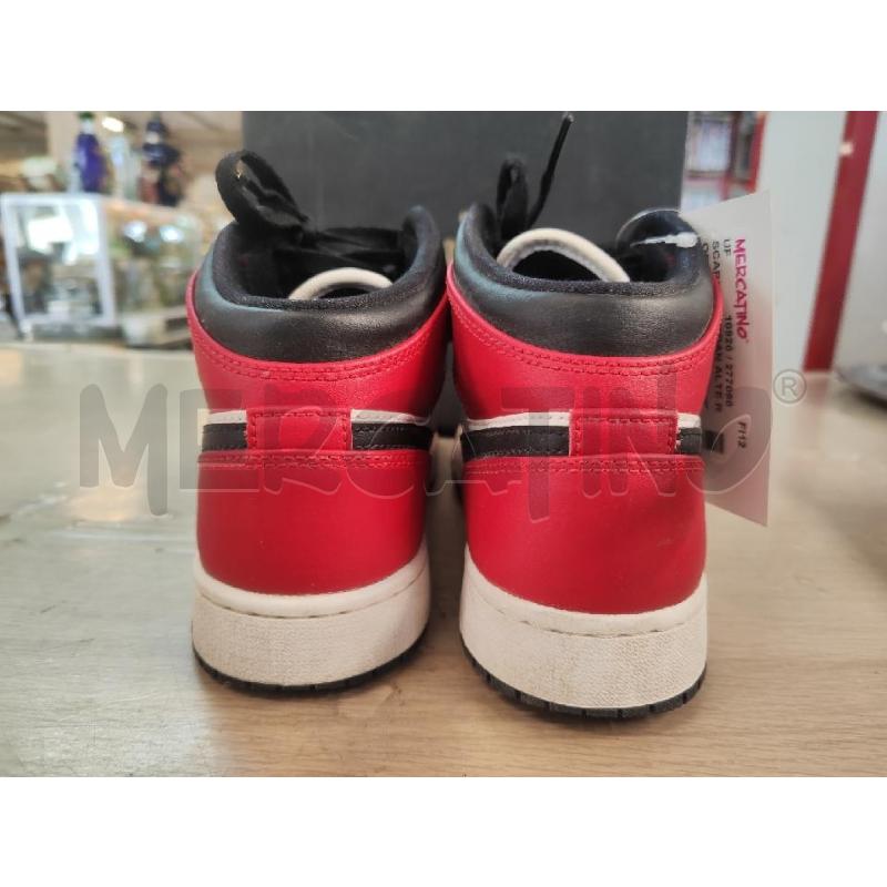 SCARPE  JORDAN ALTE ROSSE NERE N.36.5 | Mercatino dell'Usato Vinci - fraz. sovigliana 3