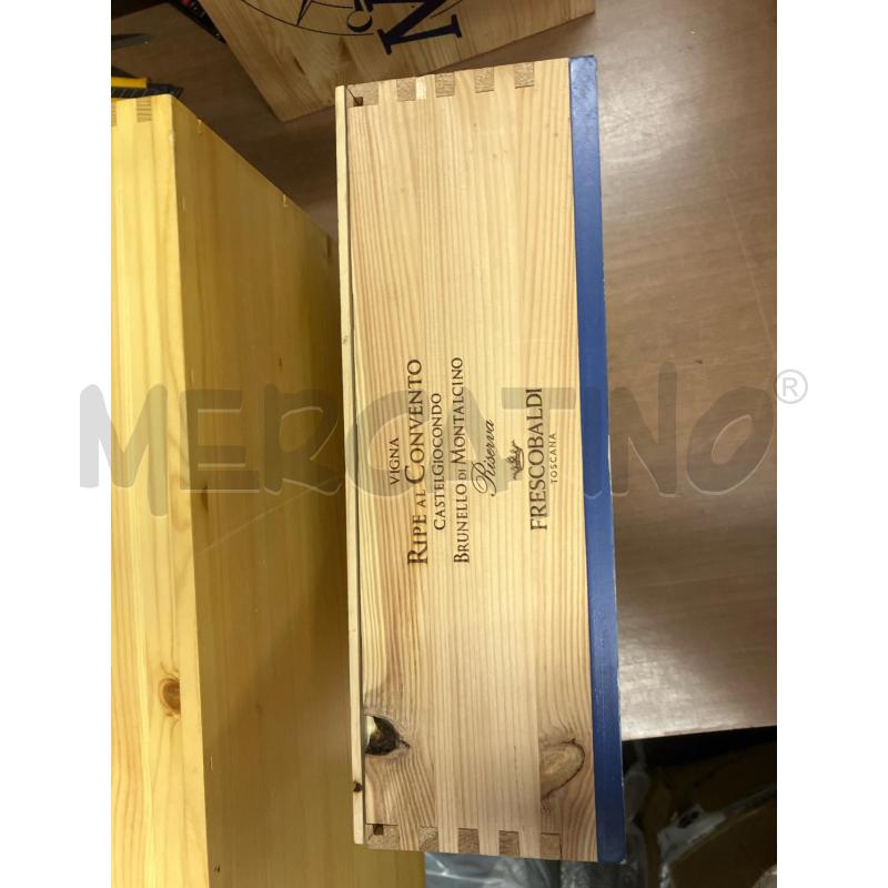 SCATOLA LEGNO X VINO RIPE AL CONVENTO | Mercatino dell'Usato Vinci - fraz. sovigliana 2