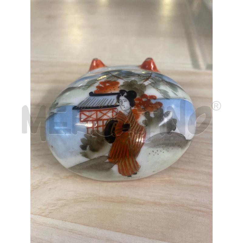SCATOLINA OVALE CERAMICA CINESE  | Mercatino dell'Usato Vinci - fraz. sovigliana 4