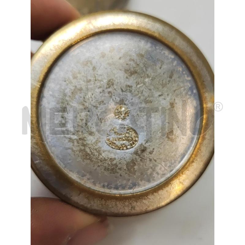 SCATOLINA TONDA ARGENTATA INCISO GESU' | Mercatino dell'Usato Vinci - fraz. sovigliana 2