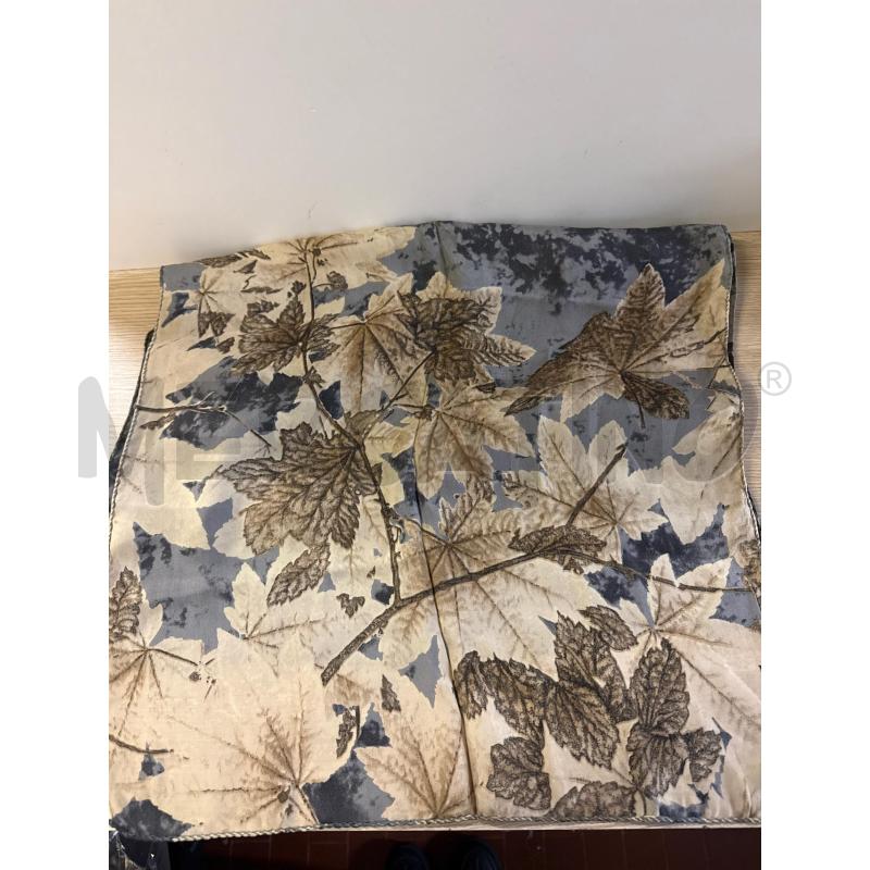 SCIARPA DONNA 145X40 GRIGIA FOGLIE | Mercatino dell'Usato Vinci - fraz. sovigliana 1