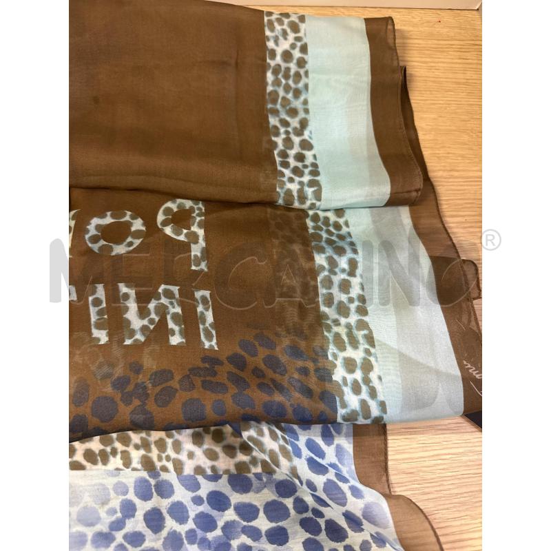 SCIARPA DONNA POLLINI 165X50 BEIGE BORDO VERDE | Mercatino dell'Usato Vinci - fraz. sovigliana 2