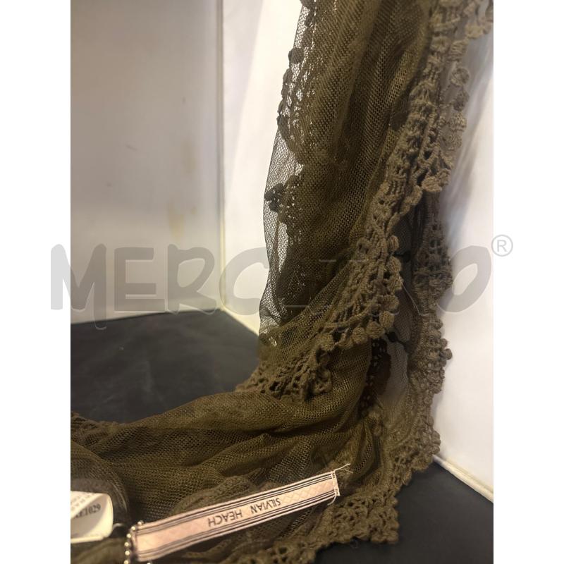 SCIARPA DONNA SILVIAN HEACH MARRONE TULLE RICAMATO | Mercatino dell'Usato Vinci - fraz. sovigliana 1