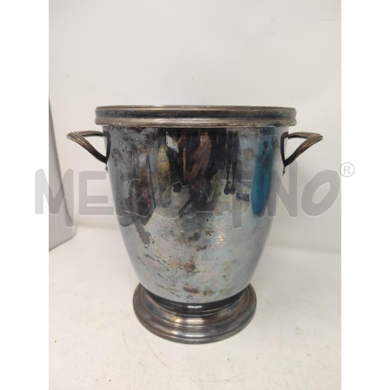 SECCHIELLO PORTA BOTTIGLIA RICCI SILVER PLATE D'ARGENTIERE | Mercatino dell'Usato Vinci - fraz. sovigliana 1