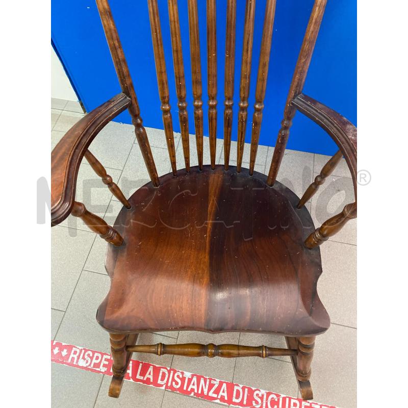 SEDIA DONDOLO IN LEGNO | Mercatino dell'Usato Vinci - fraz. sovigliana 2
