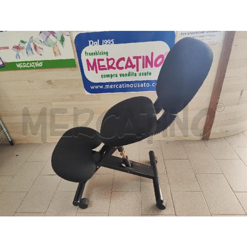 SEDIA ERGONOMICA CINIUS TESSUTO NERA | Mercatino dell'Usato Vinci - fraz. sovigliana 1