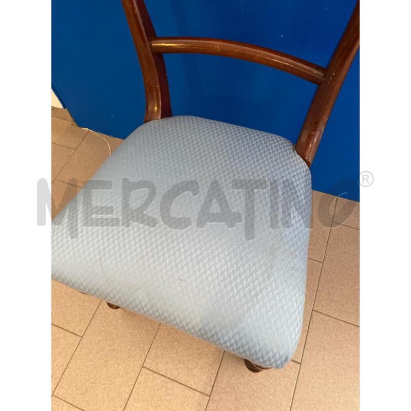 SEDIA INGLESE STILE VITTORIANO SEDUTA STOFFA | Mercatino dell'Usato Vinci - fraz. sovigliana 3