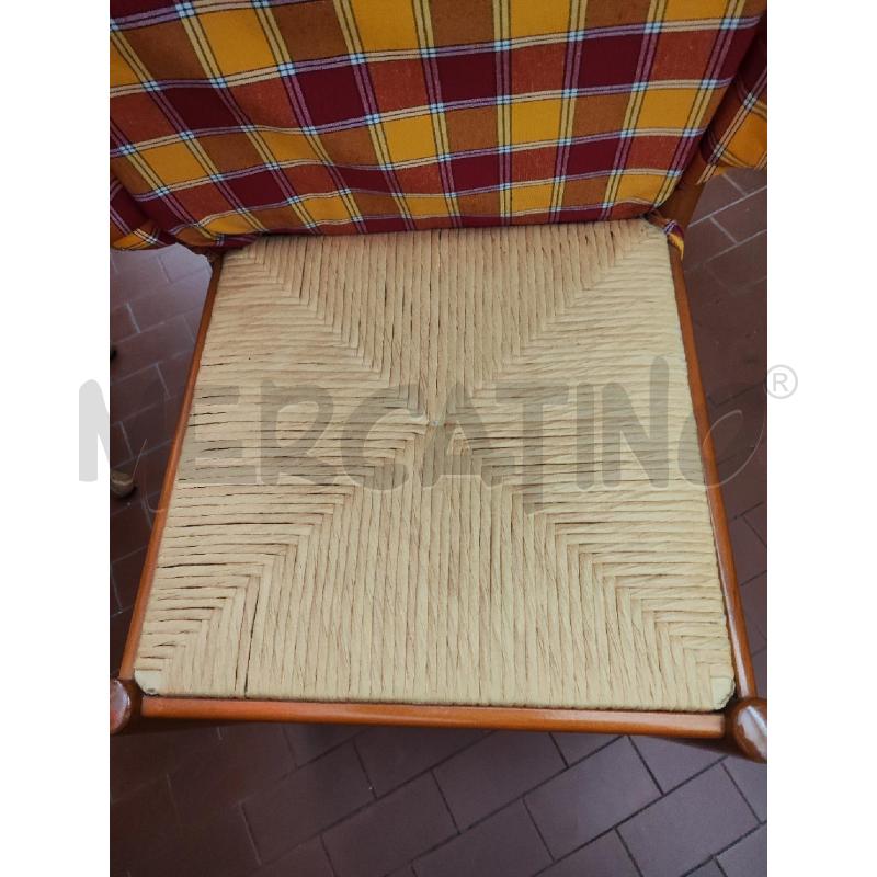 SEDIE PZ. 5 DA CUCINA CON SEDUTA IMPAGLIATA | Mercatino dell'Usato Vinci - fraz. sovigliana 2