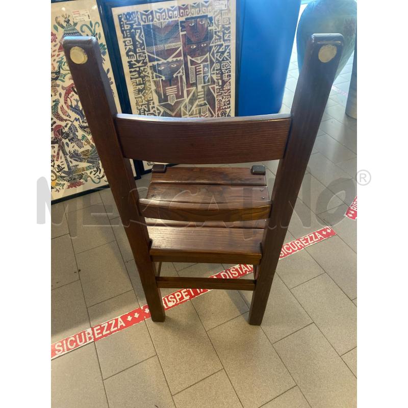 SEDIE PZ. 6 LEGNO MASSELLO  | Mercatino dell'Usato Vinci - fraz. sovigliana 3