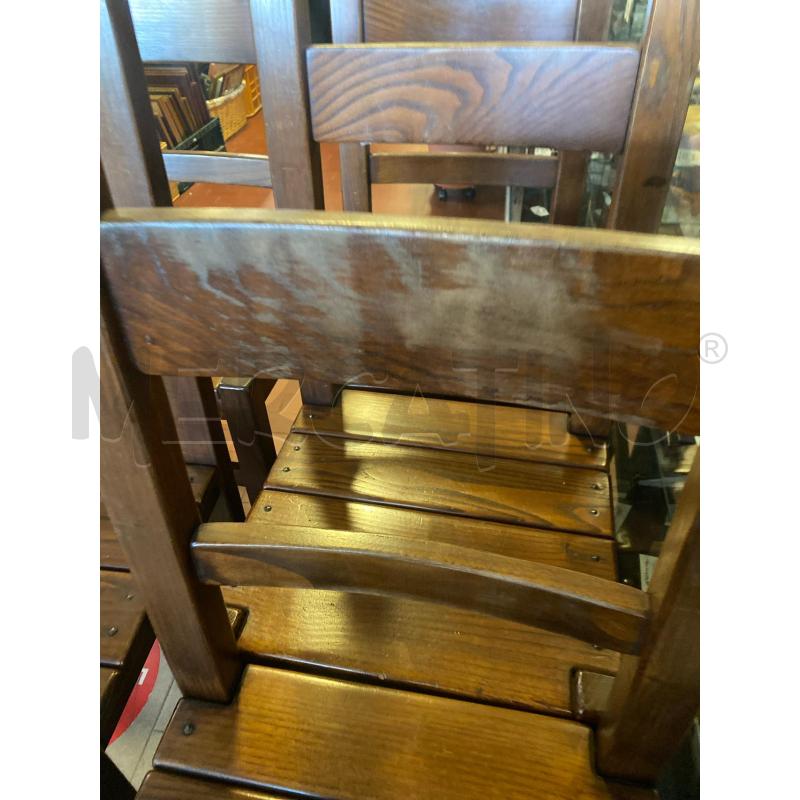 SEDIE PZ. 6 LEGNO MASSELLO  | Mercatino dell'Usato Vinci - fraz. sovigliana 4