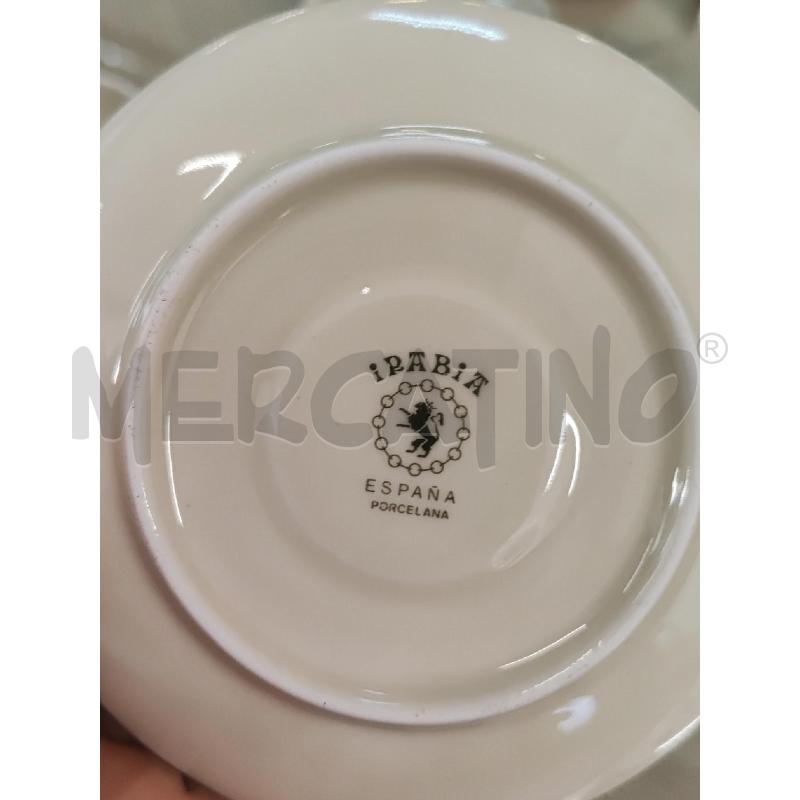 SERVIZIO IRABIA 10 TAZZINE + BRICCO + LATTIERA + ZUCCHERIERA CREMA  | Mercatino dell'Usato Vinci - fraz. sovigliana 4