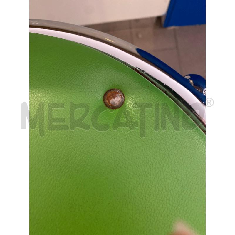SGABELLO CROMATO SEDUTA TONDA VERDE | Mercatino dell'Usato Vinci - fraz. sovigliana 2