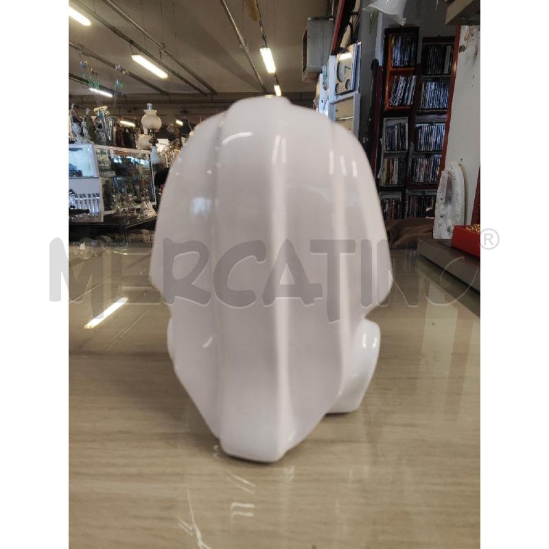 SOPRAMMOBILE TUTANKHAMON CERAMICA BIANCO ORO | Mercatino dell'Usato Vinci - fraz. sovigliana 2