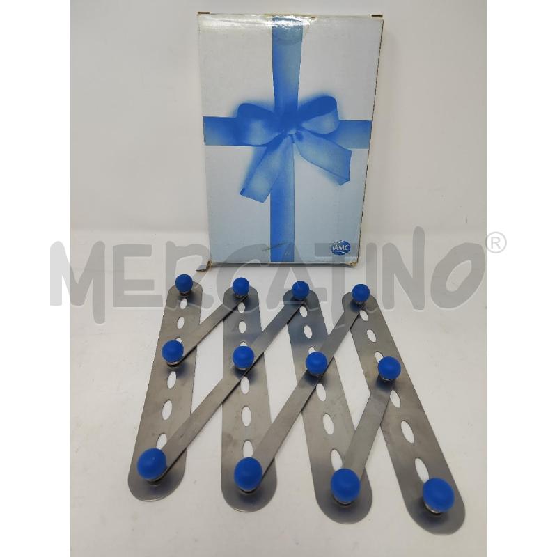 SOTTO PENTOLA AMC ACCIAIO PALLINI BLU ESTENSIBILE NUOVO | Mercatino dell'Usato Vinci - fraz. sovigliana 1