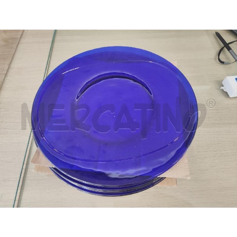 SOTTO PIATTI PZ. 6 VETRO BLU BARILLA | Mercatino dell'Usato Vinci - fraz. sovigliana 1