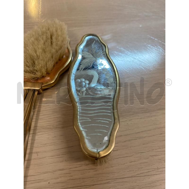SPAZZOLINE 2 PZ SPECCHIO INCISO CIGNO | Mercatino dell'Usato Vinci - fraz. sovigliana 3