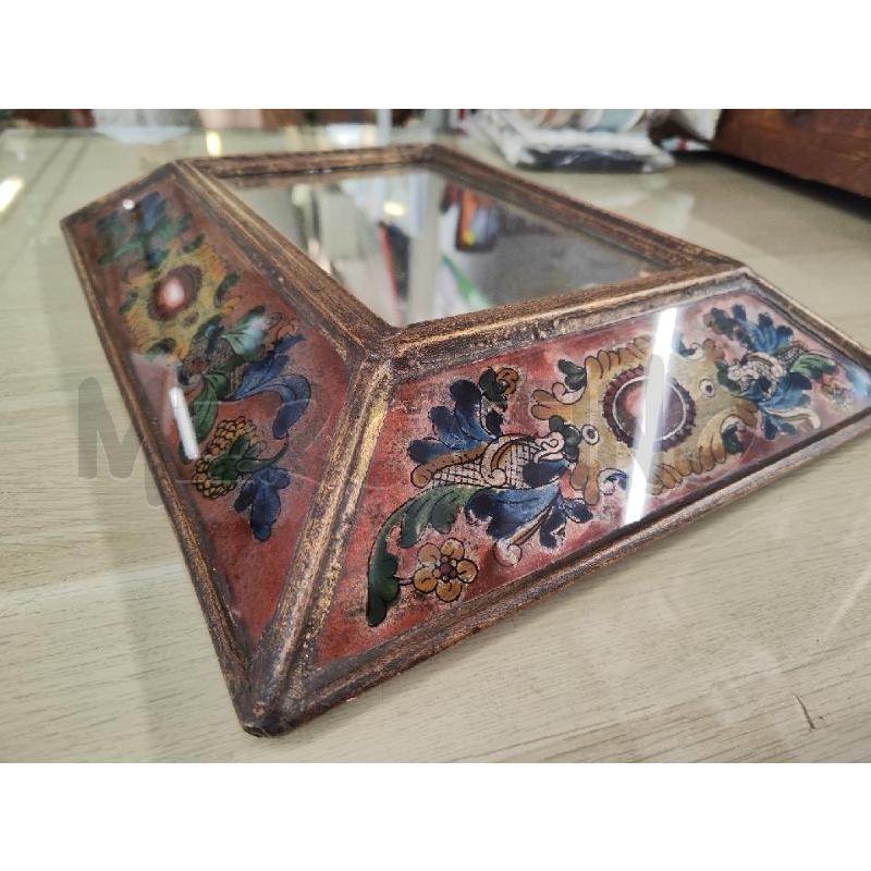 SPECCHIETTO 40X31 ETNICO BORDO FIORI | Mercatino dell'Usato Vinci - fraz. sovigliana 2