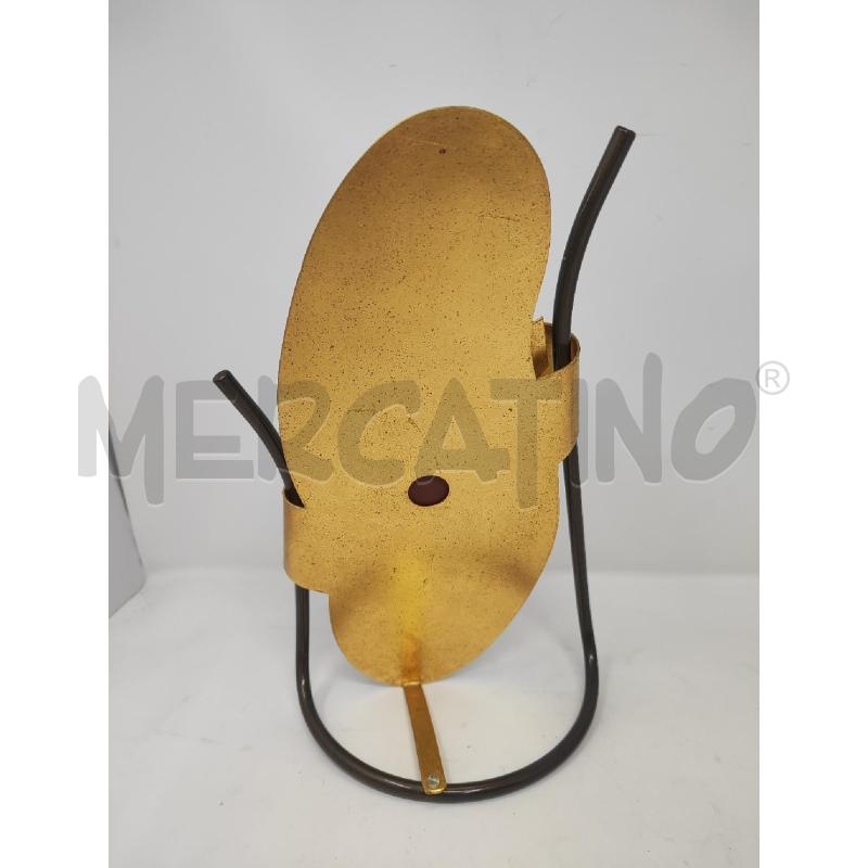 SPECCHIETTO DA TAVOLO ARTI&MESTIERI DORATO SAGOMATO 33X18 | Mercatino dell'Usato Vinci - fraz. sovigliana 2