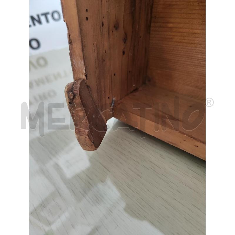 SPECCHIETTO DA TAVOLO LEGNO CON CASSETTINO 2 TORRETTTE TORTIGLIONE | Mercatino dell'Usato Vinci - fraz. sovigliana 4