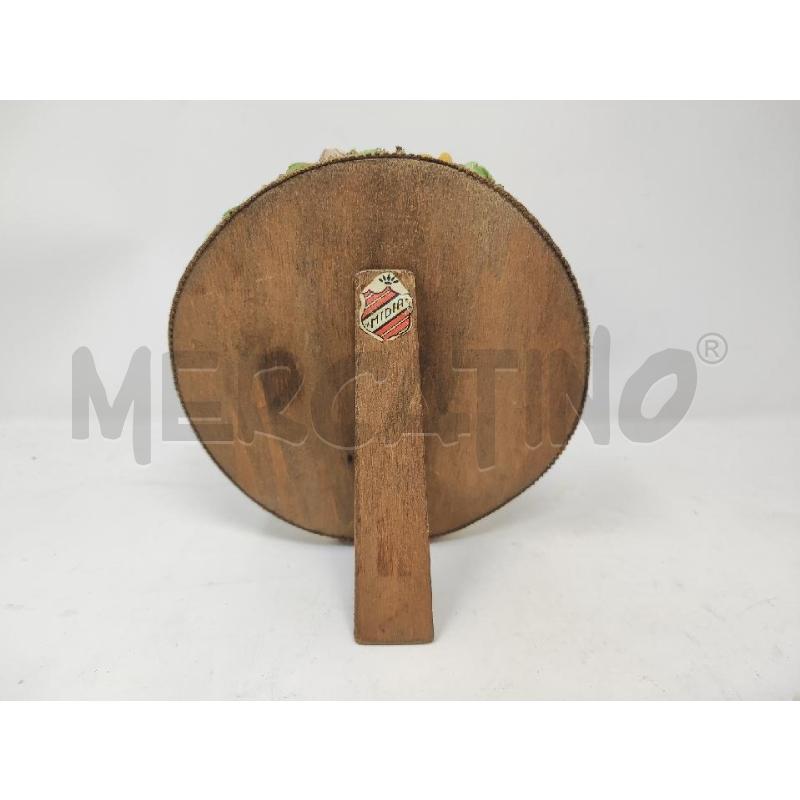 SPECCHIETTO DA TAVOLO TONDO BORDO FIORELLINI CERAMICA | Mercatino dell'Usato Vinci - fraz. sovigliana 2