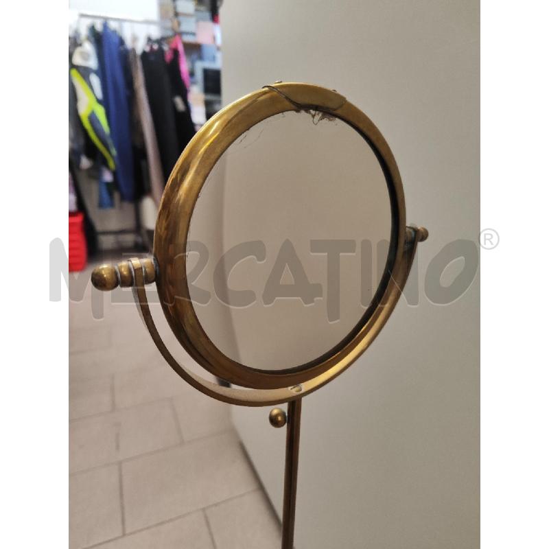 SPECCHIETTO OTTONE + CIOTOLINA E PENNELLO DA BARBA | Mercatino dell'Usato Vinci - fraz. sovigliana 3