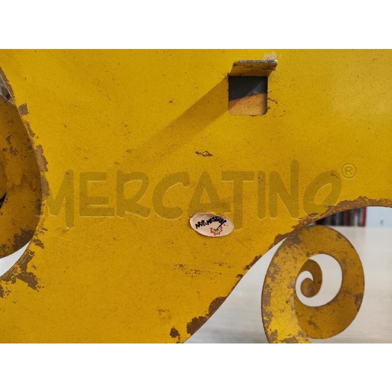 SPECCHIO ARTI&MESTIERI RICCIOLI 75X50 METALLO DORATO | Mercatino dell'Usato Vinci - fraz. sovigliana 3