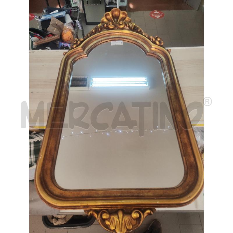 SPECCHIO CORNICE 120X60 DORATO CRESTA  | Mercatino dell'Usato Vinci - fraz. sovigliana 1