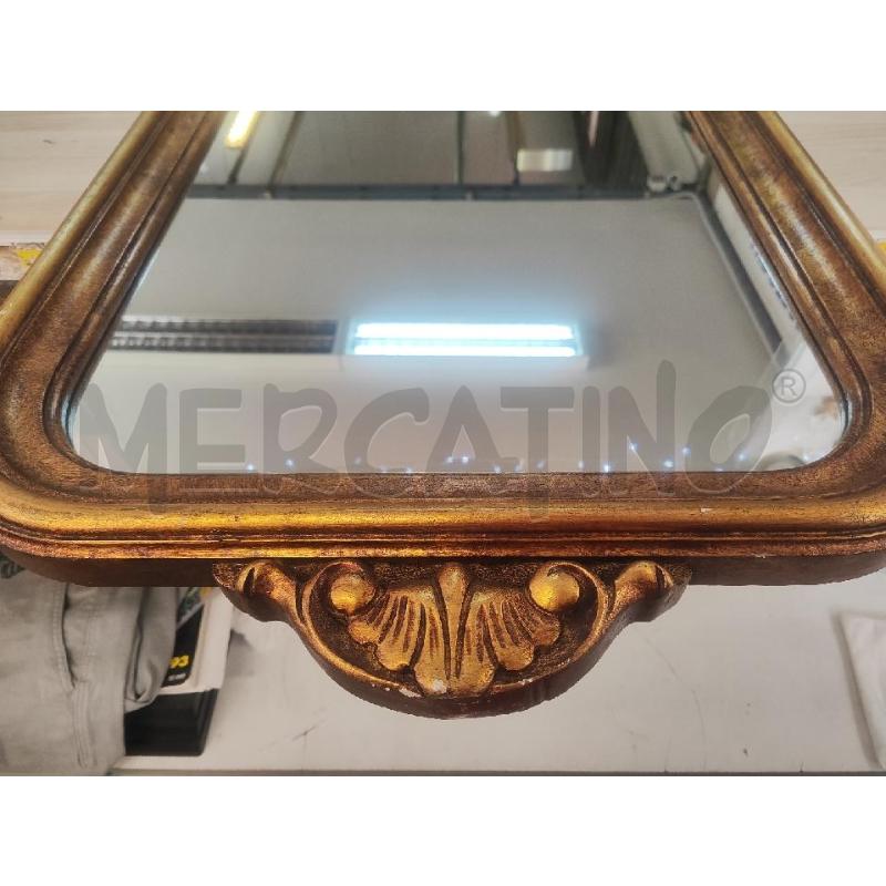 SPECCHIO CORNICE 120X60 DORATO CRESTA  | Mercatino dell'Usato Vinci - fraz. sovigliana 2