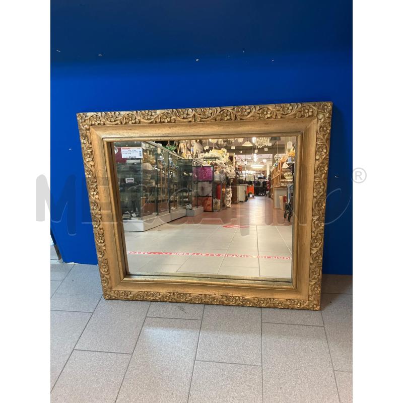 SPECCHIO CORNICE DORATA FIORI 78X68  | Mercatino dell'Usato Vinci - fraz. sovigliana 2