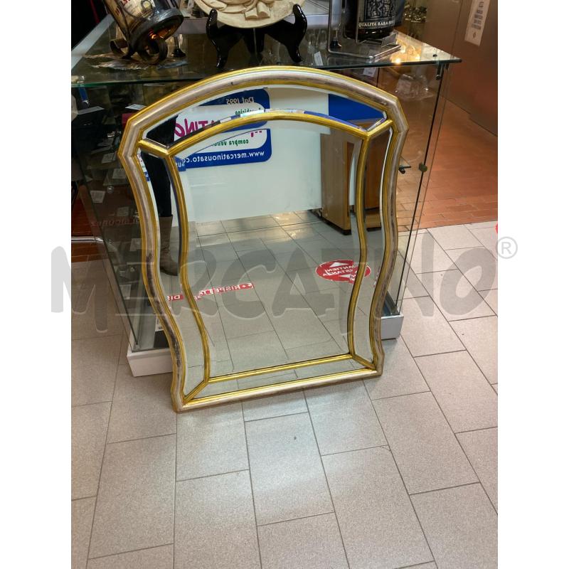 SPECCHIO CORNICE STONDATO CORNICE DORATA/ARGENTATA | Mercatino dell'Usato Vinci - fraz. sovigliana 1