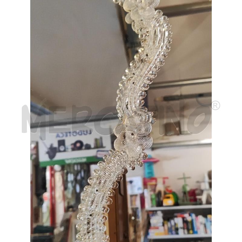 SPECCHIO CORNICE VETRO CON FIORELLINI 70X52 | Mercatino dell'Usato Vinci - fraz. sovigliana 4