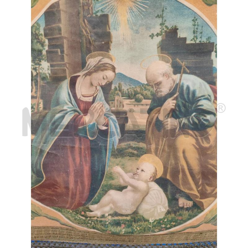 STAMPA OLEOGRAFICA SACRA FAMIGLIA 74X60 | Mercatino dell'Usato Vinci - fraz. sovigliana 2