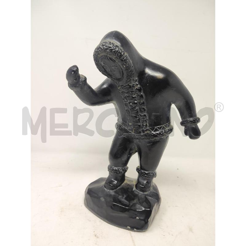 STATUA CACCIATORE INUIT CANADA H. 26 CM | Mercatino dell'Usato Vinci - fraz. sovigliana 1