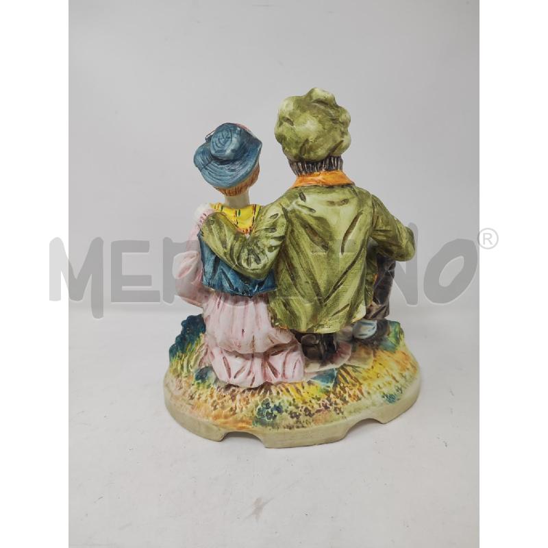 STATUA COPPIA PESCIVENDOLI CERAMICA CAPODIMONTE 745 | Mercatino dell'Usato Vinci - fraz. sovigliana 2