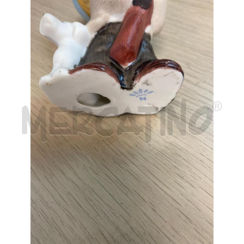 STATUETTA BIMBO CON FUCILE E CANE CAPODIMONTE | Mercatino dell'Usato Vinci - fraz. sovigliana 3