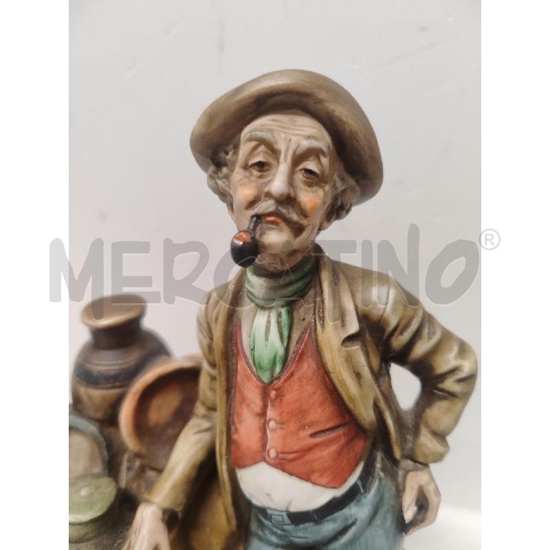 STATUETTA VECCHIO CON CIUCHINO CAPODIMONTE | Mercatino dell'Usato Vinci - fraz. sovigliana 2