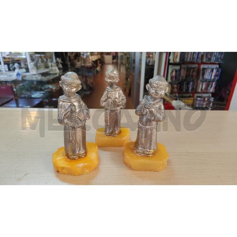 STATUETTE 3 PZ FRATINI PIOMBO | Mercatino dell'Usato Vinci - fraz. sovigliana 1