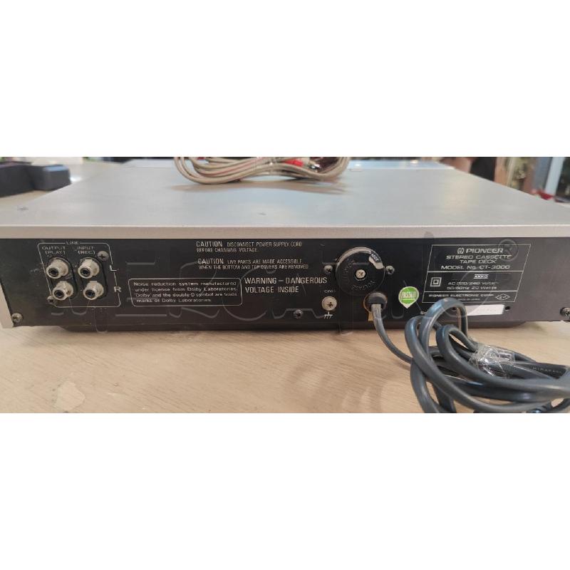 STEREO CASSETTE PIONEER CT-3000 | Mercatino dell'Usato Vinci - fraz. sovigliana 4
