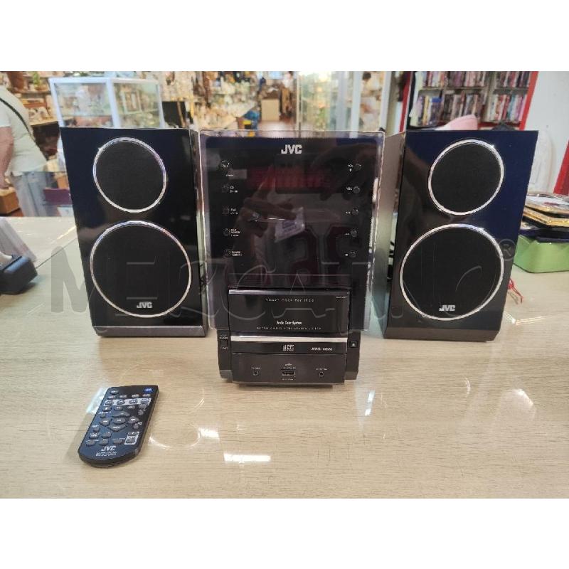 STEREO JVC CA-UXLP5 + CASSE + TELECOMANDO | Mercatino dell'Usato Vinci - fraz. sovigliana 1