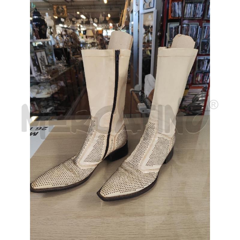 STIVALETTI DONNA BARBATO PANNA BORCHIE N.38 | Mercatino dell'Usato Vinci - fraz. sovigliana 1