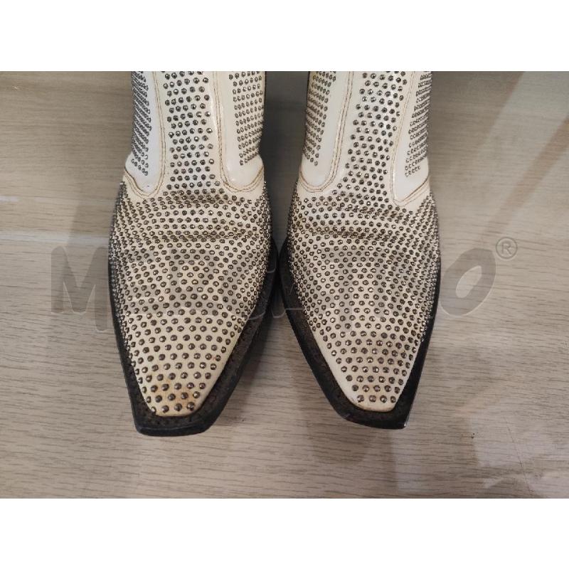 STIVALETTI DONNA BARBATO PANNA BORCHIE N.38 | Mercatino dell'Usato Vinci - fraz. sovigliana 2