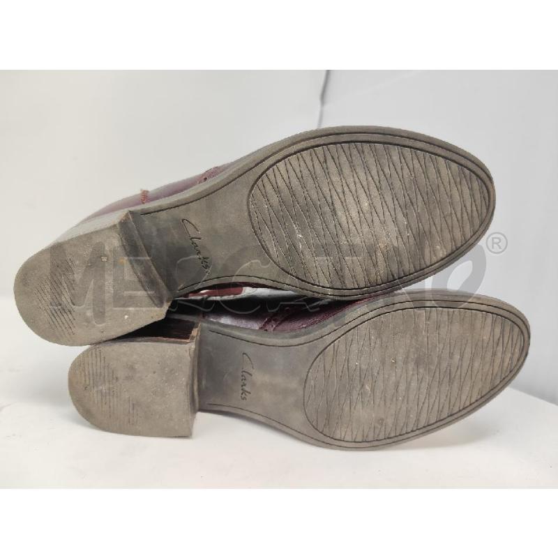 STIVALETTI DONNA CLARKS BORDEAUX ELASTICI N.38 | Mercatino dell'Usato Vinci - fraz. sovigliana 4