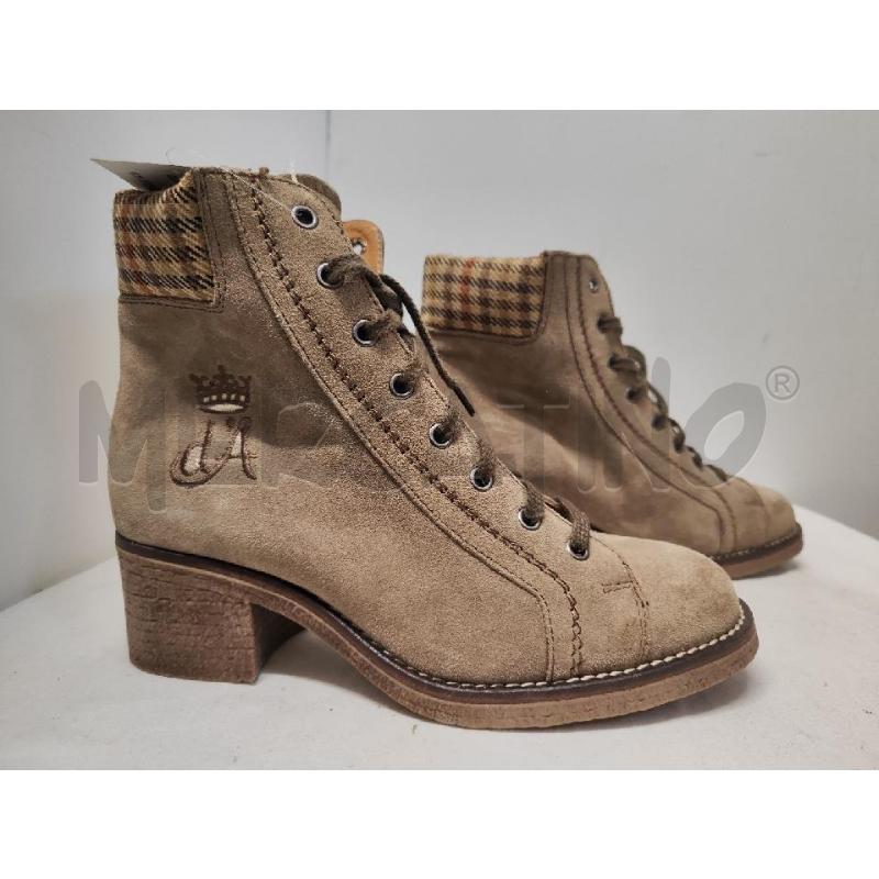 STIVALETTI DONNA D'ACQUASPARTA SCAMOSCIATE BEIGE N.37 | Mercatino dell'Usato Vinci - fraz. sovigliana 5